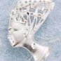 Sterling Silver Nefertiti with Filigree Head Charm
