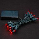 Battery Operated 20 LED Lights Red Green Wire