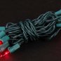 Red Green Wire Mini Lights 20 Light 8.5 Ft