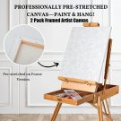Artist Canvases For Painting 2 Pack 16x20