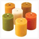 Earthtone Pillar Candles