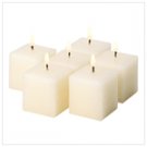Ivory Vanilla Votive Cubes