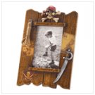 Wood Pirate Photo Frame