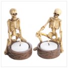 Spooky Skeleton Candleholders