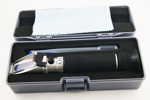 $31.99 BIG PRINT SCALE! ATC 0-32% Brix Refractometer Wine Beer CNC Fruit Wort - NEW!