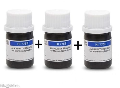 $65.97 Hanna HI 775-26 Checker Fresh Water Alkalinity Reagent - 75)Tests - FREE S&H!