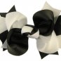 Black/White Spike Bow