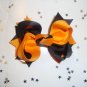 Black/Orange Spike Bow