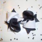 Black/White Spike Bow