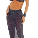Sky - Lurex Tube Top and Long Skirt Set