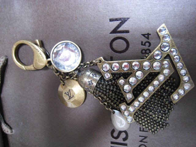 Authentic Louis Vuitton Caprice key ring or bag charm