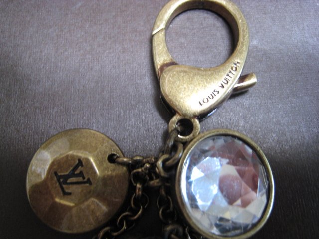 Authentic Louis Vuitton Caprice key ring or bag charm