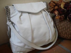 NWT MARC JACOBS COLLECTION ANDREA CHAIN SHOULDER BAG IN EGGSHELL