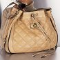 NWT MARC JACOBS COLLECTION DRAWSTRING HOBO SHOULDER BAG IN TRUFFLE QUILTED LEATHER