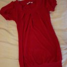 Charlotte Russe Round Neck Dark Pink Blouse (Size S)