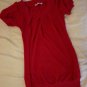 Charlotte Russe Round Neck Dark Pink Blouse (Size S)