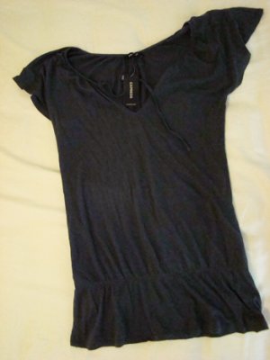 Express Butterfly-Sleeved Top in Grey (Size XS)