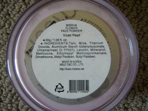 Missha Luminizing Loose Powder Violet Pearl