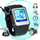 Original Watch MP4 Player 2GB Black - 1.5-inch Screen [CVAAD-WM888-2GB-BLACK]