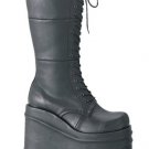 Wave - Women's Platform Lace Up Combat Boots