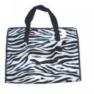 Zebras Peritoneal Non-Woven Show Tote Bag with Zipper
