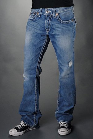 Men's 'Billy Big T' with Denim Label - Zuma Medium