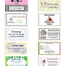 30 Personalized Hang Tags