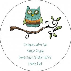 Personalized Owl Labels - All Occassions