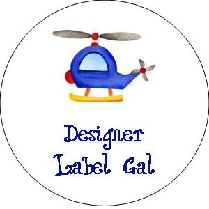 Personalized Name School Waterproof Vinyl Labels - Toys