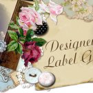 Personalized Monogrammed Wedding Labels