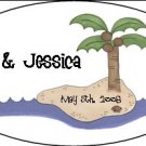 Personalized Ocean Seashore Labels