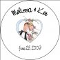 Personalized Bridal Shower Stickers - Party Favors