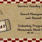 pRiMiTiVe Brown Kraft Labels - Crows, Gingerbread