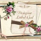 Personalized Crystal Clear Product Labels