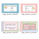 24 Personalized Baby Shower Scratch Off Cards