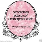 Personalized Waterproof Labels for Beauty Products