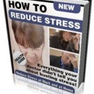 HOW TO REDUCE STRESS AT WORK & AT HOME
