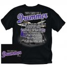 You Might Be A Drummer T-shirt NEW BLACK