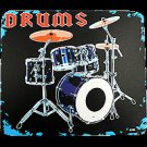 DRUM SET MOUSE PAD