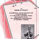 14 Modern Contest Solos for Snare Drum by John S Pratt book