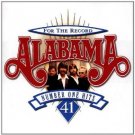 ALABAMA FOR THE RECORD NUMBER ONE HITS CD free shipping