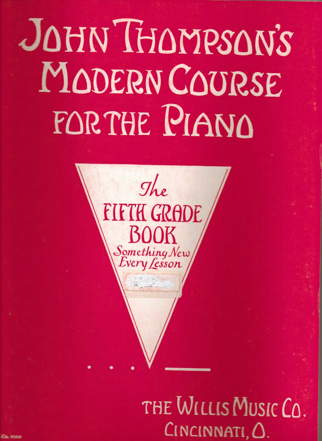 John Thompson's Modern Course for the Piano Fifth Grade Book