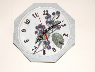 Wildberry wall clock