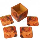 Angels box & stands under glasses