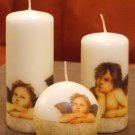 Candles with angels