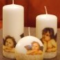 Candles with angels