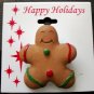 Pin/Brooch Holiday Gingerbread Cookie Man, X-mas, Christmas