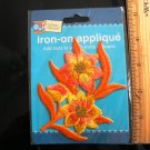 Orange & Gold Flowers Patch