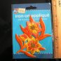 Orange & Gold Flowers Patch