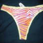 Victoria's Secret Zebra Thong Panties, X-Small, Candy Colors